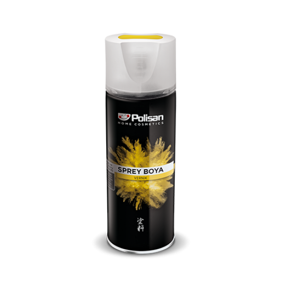 Polisan Akrilik Sprey Parlak Vernik 400 ml